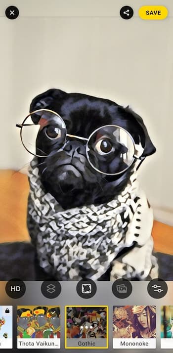 Prisma - Bild-Editor mit Zeichnung-Filtern